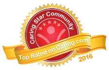 Caring.com graphic care stars