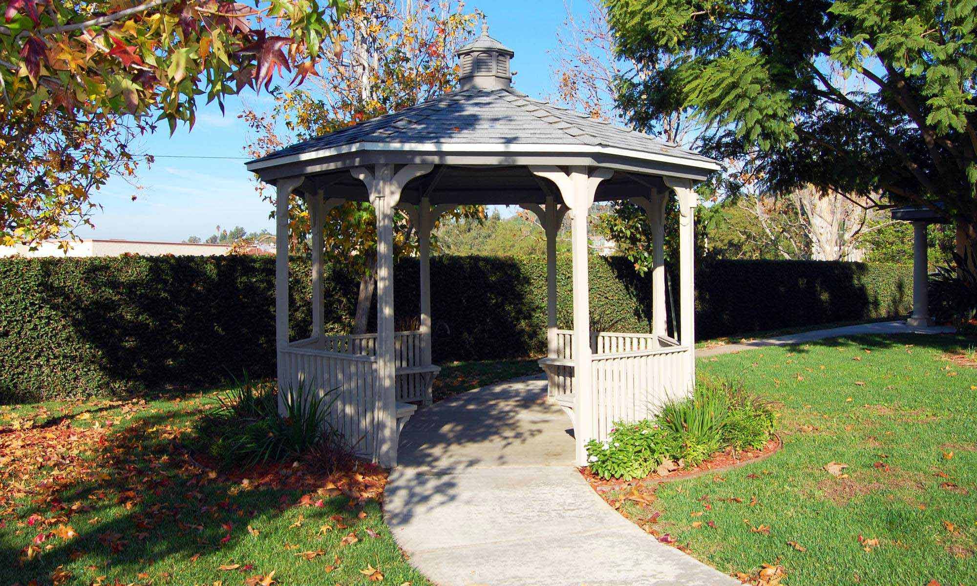 Gazebo at Pacifica Senior Living: Riverside Legacies Memory Care