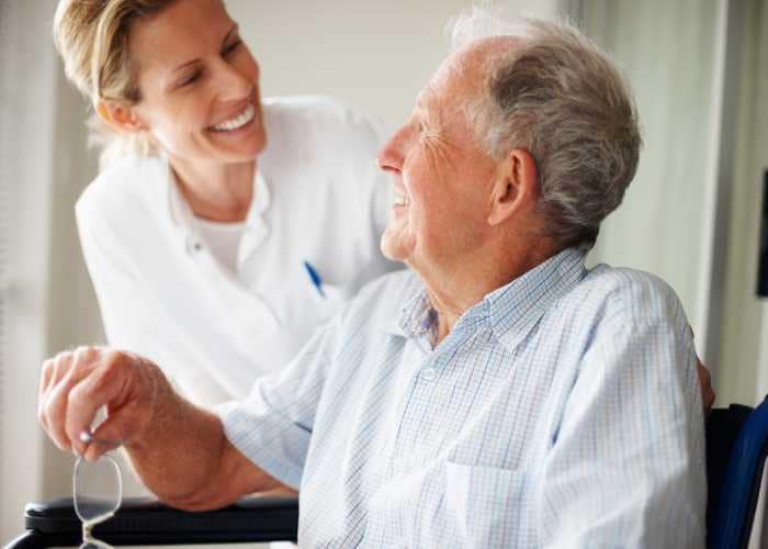 Dedicated staff in Pacifica Senior Living Woodmont
