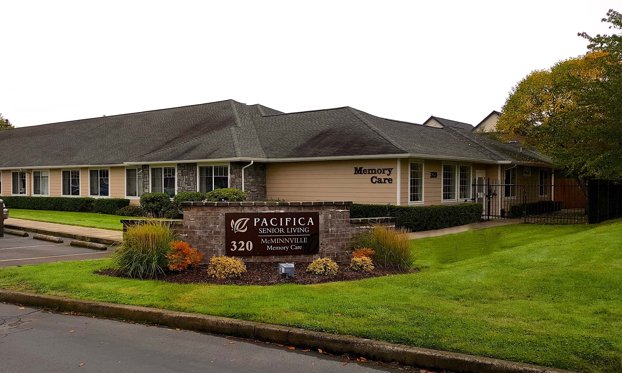 Gorgeous front view of DELETED - Pacifica Senior Living McMinnville
