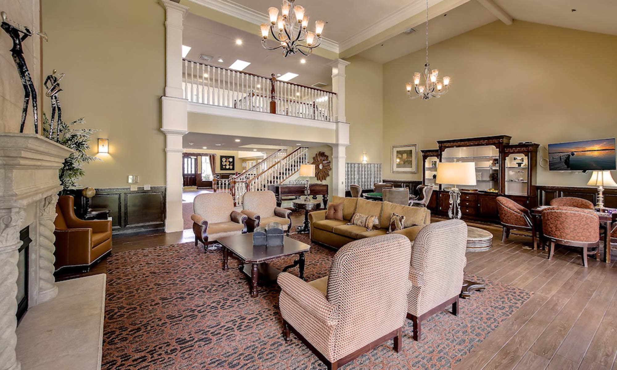 Activity center at Pacifica Senior Living Chino Hills