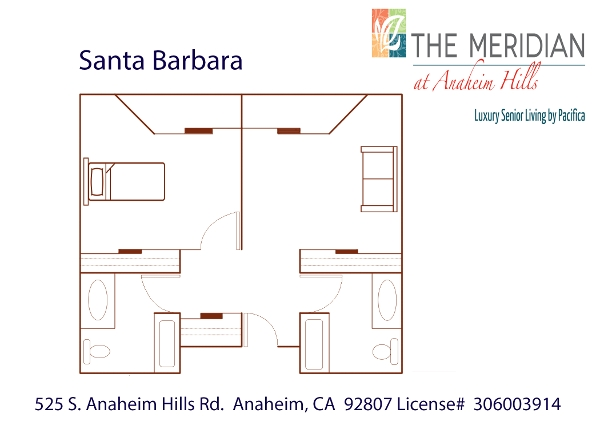 Santa Barbara floor plan at The Meridian at Anaheim Hills in Anaheim, CA
