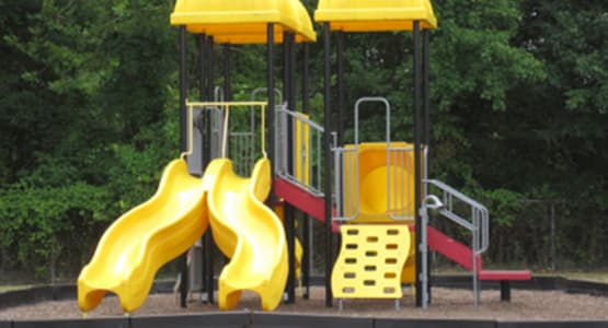 On-site playground at City Line Apartments