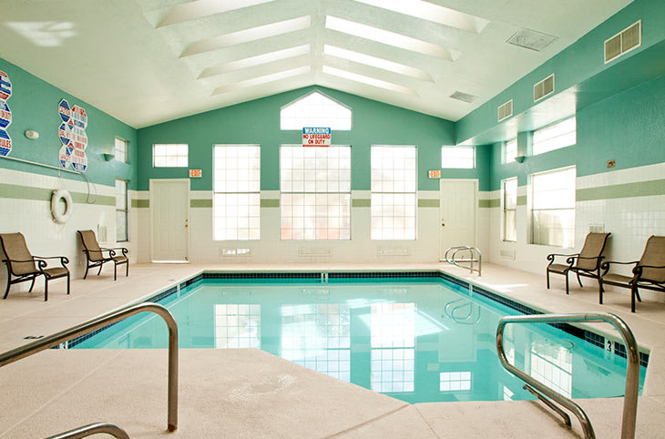 Refreshing pool at Sunrise Springs Apartments in Las Vegas, Nevada