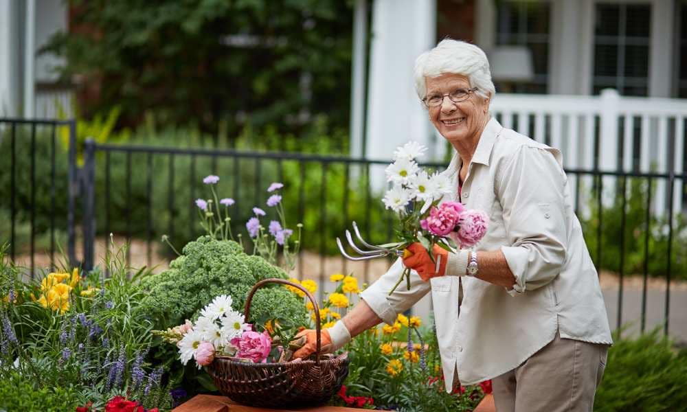 Senior Gardening at Holly Creek Retirement Community in Centennial