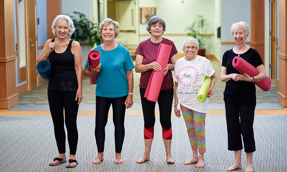Yoga at Holly Creek Retirement Community