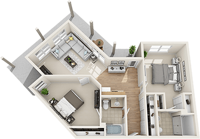 2 Bedroom 2 Bathroom