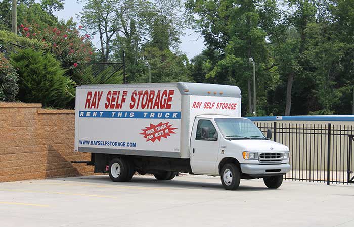 Moving Truck at Ray Self Storage