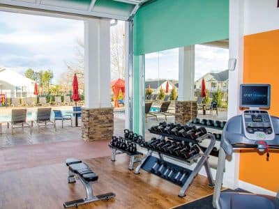 Fitness center at Springs at Allison Valley in Colorado Springs