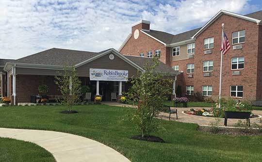 RobinBrooke Senior Living offers different types of senior living options.