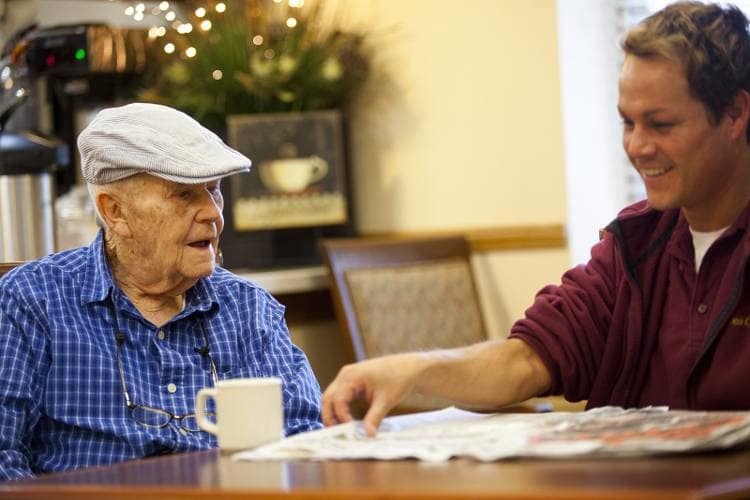 Dedicated life enrichment team at Oxford Glen Memory Care at Sachse