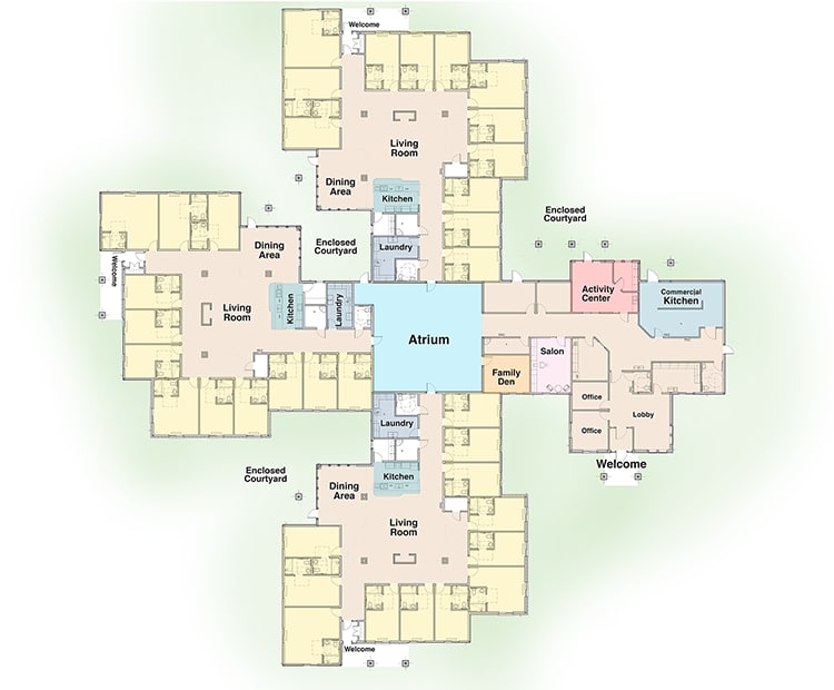 Oxford Glen Memory Care at Owasso Residence Map