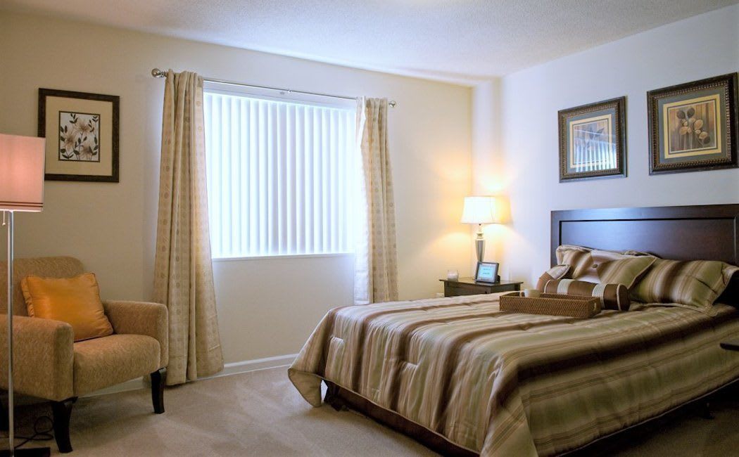 Gorgeous bedroom at Park Forest Apartments in Oxon Hill