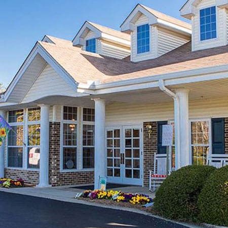 Exterior of Carolina Reserve of Laurel Park in Hendersonville