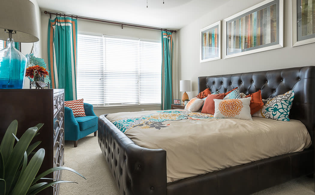 Spacious bedroom in apartment home at Addison Keller Springs in Addison