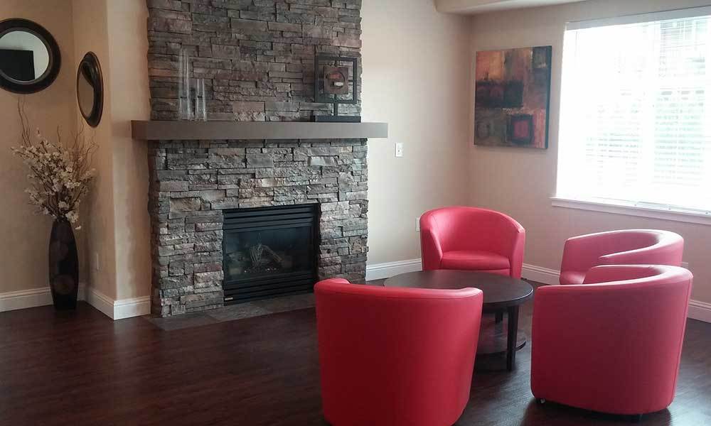 Amenities at Madison Park Apartments include a community clubhouse