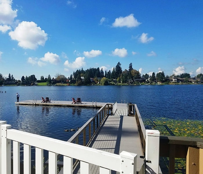 You'll love the lakeside location of Surprise Lake Village!