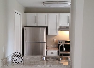 Upgraded kitchen at Chestnut Hills Apartments