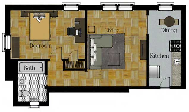Affordable Studio 1 2 Bedroom Apartments In Washington Dc