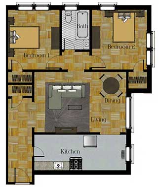 Affordable Studio 1 2 Bedroom Apartments In Washington Dc
