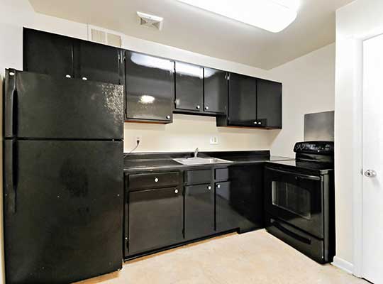 Updated appliances at Cedar Heights