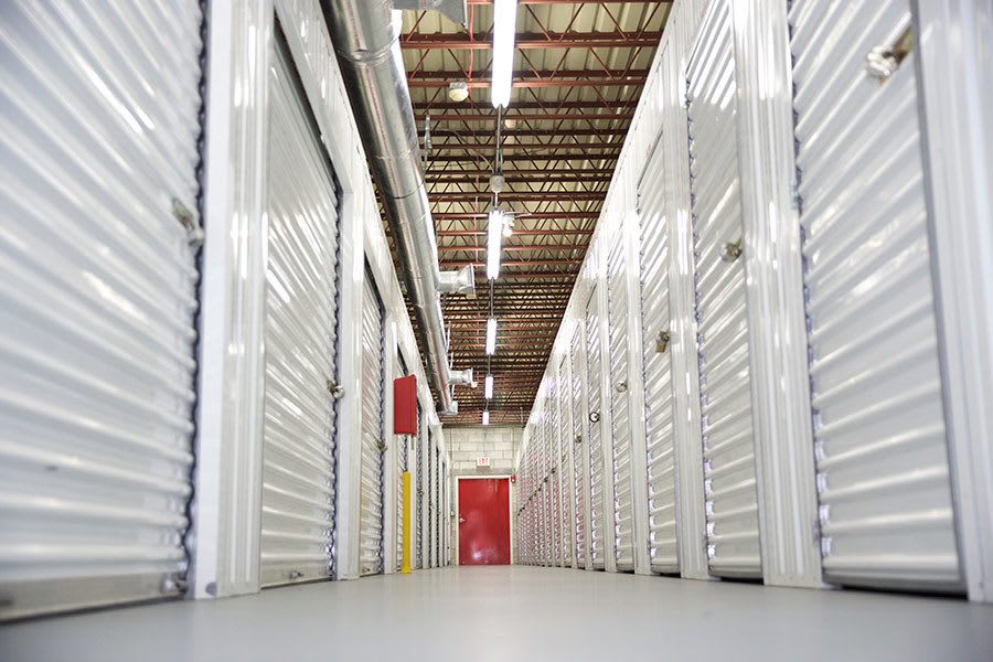 Clean and bright indoor storage available at American Personal Storage