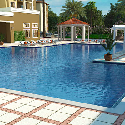 Our resort-style swimming pool is a terrific way to stay in shape at Lola Apartments in Riverview, Florida