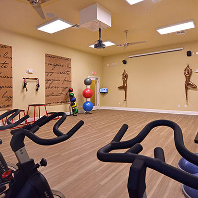 Utilize our virtual training classes to stay fit at Lola Apartments in Riverview, Florida