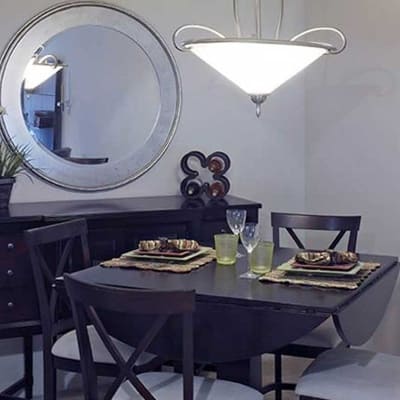 Dining table at Park Towers Apartments