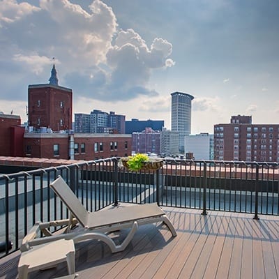 Great neighborhood at The Bingham in Cleveland, OH