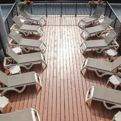 Poolside at The Bingham in Cleveland