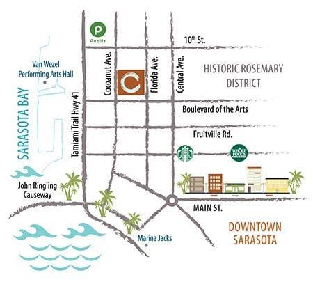 Map of CitySide Apartments