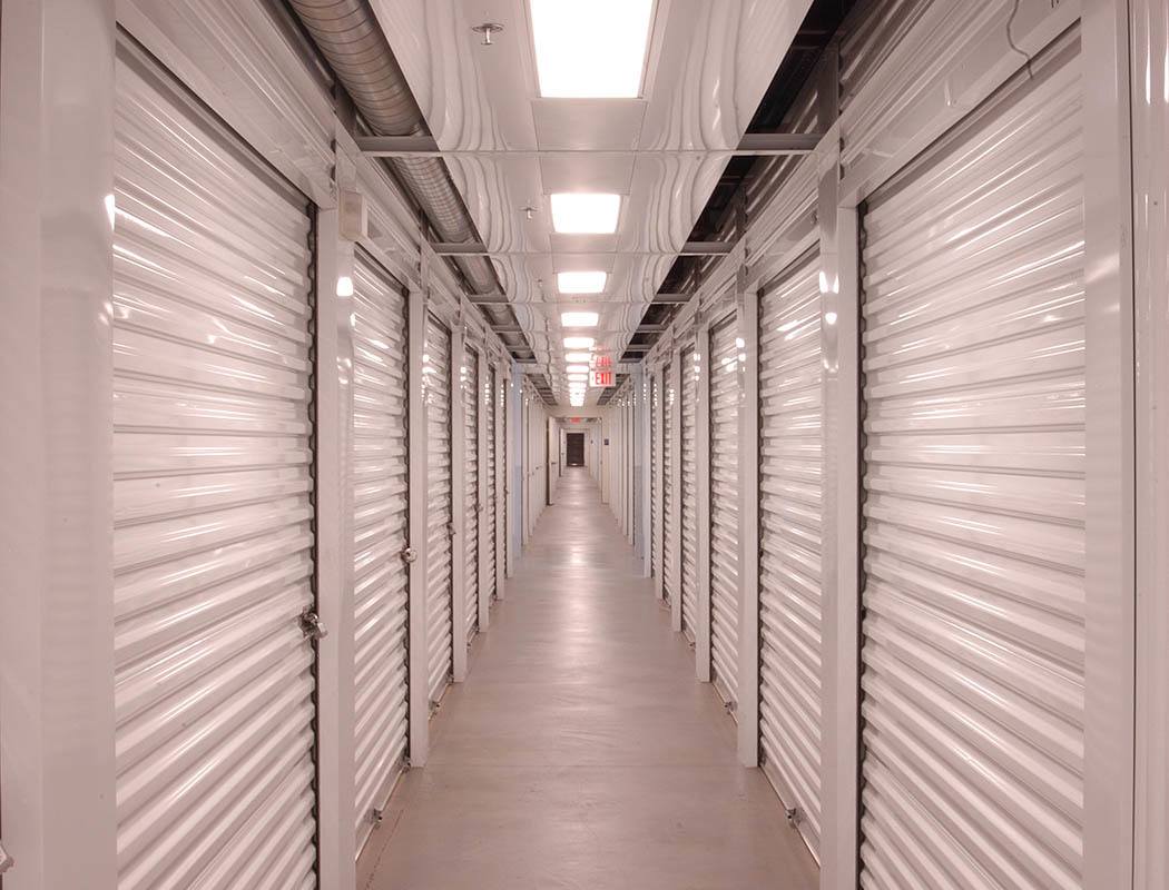 Interior storage units at Superior Self Storage in Sacramento, California