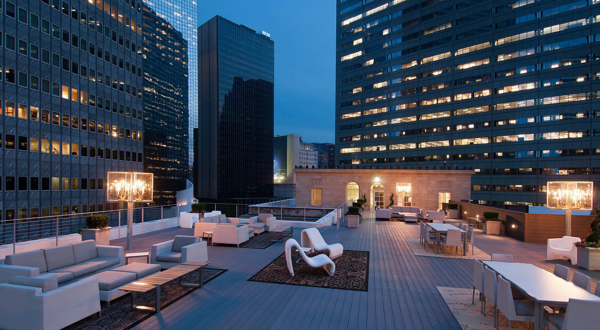 Rooftop clubhouse at a Berkshire Communities community