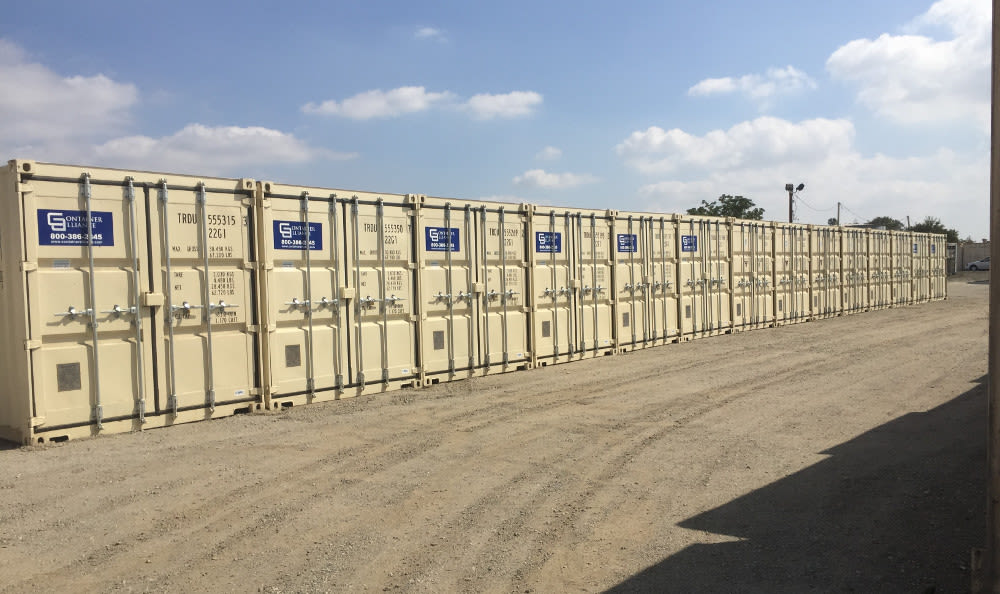 Secure Self Storage containers available at Storage Etc Sylmar