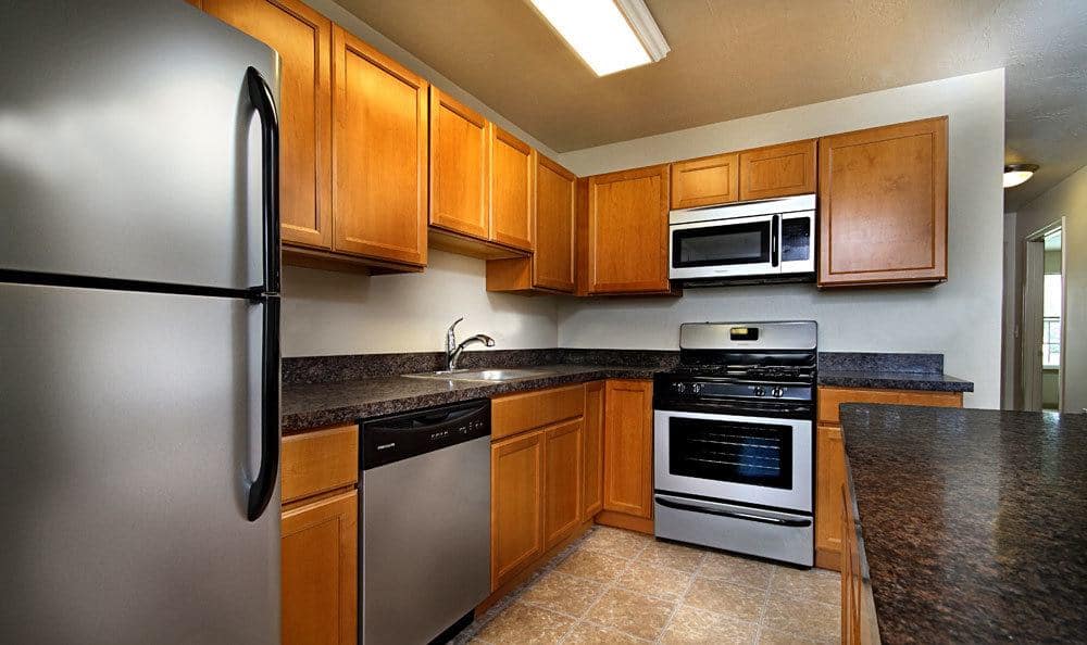 Full-equipped kitchen at The View at Mackenzi