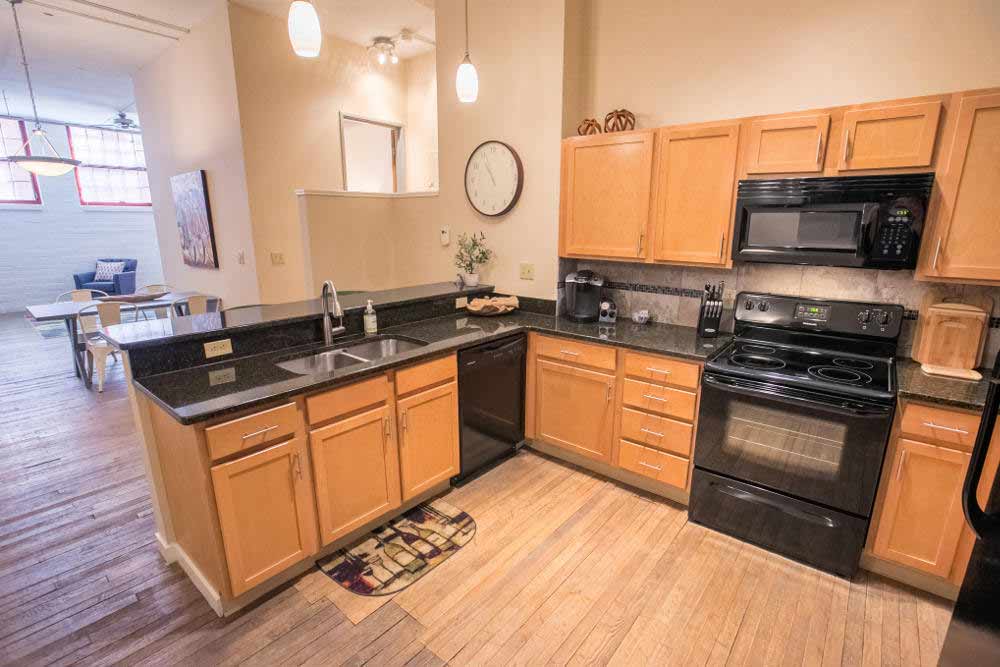 Enjoy a beautiful kitchen at The Bingham