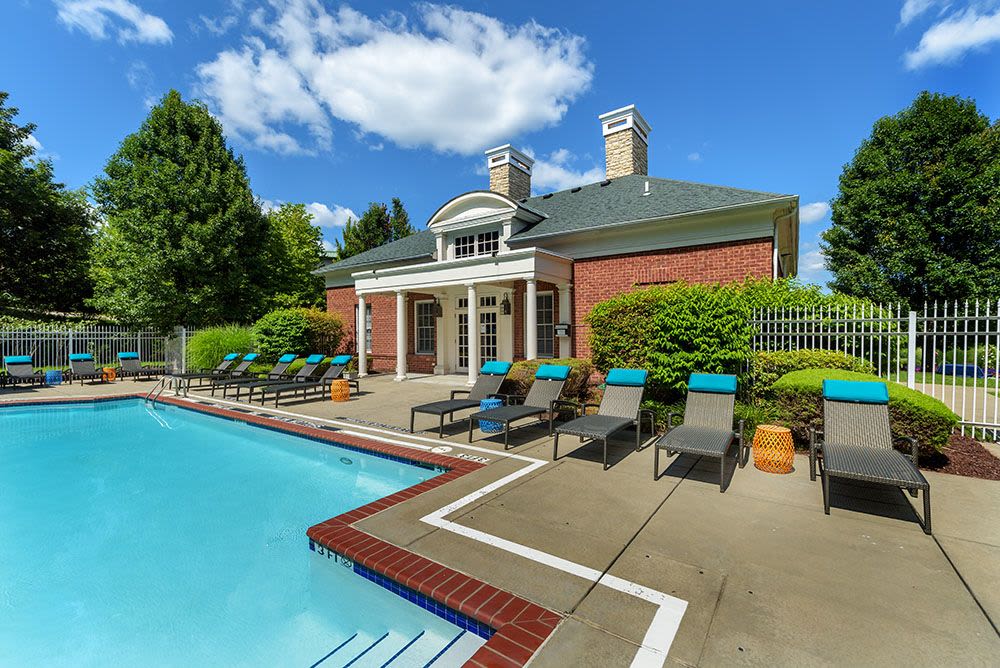 Swimming pool at Christopher Wren Apartments