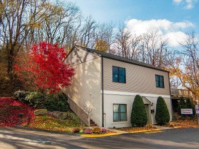 Leasing office at The Cascades Townhomes and Apartments in Pittsburgh