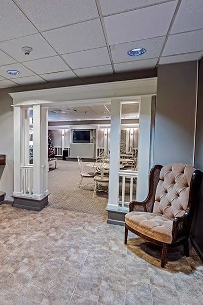 Clubhouse interior at Maiden Bridge and Canongate Apartments in Pittsburgh, PA