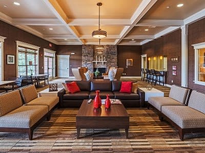 Clubhouse interior at Reserve at Southpointe in Canonsburg