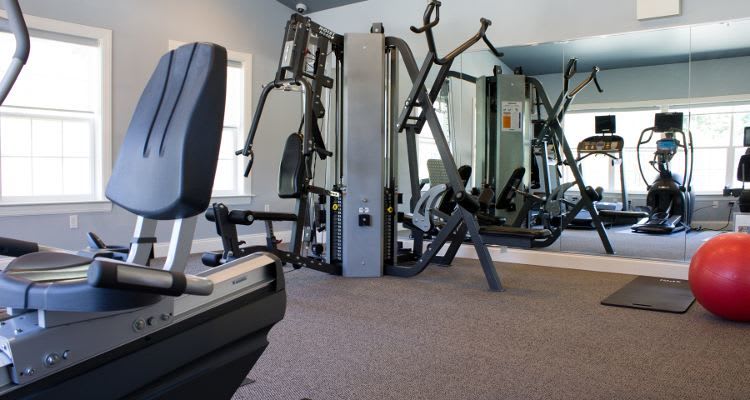 Well equipped fitness center in apartments in Harrisburg, Pennsylvania