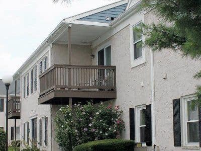 Balcony in our apartments at The Encore at Laurel Ridge in Harrisburg
