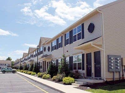 Exterior of apartments at The View at Mackenzi in York