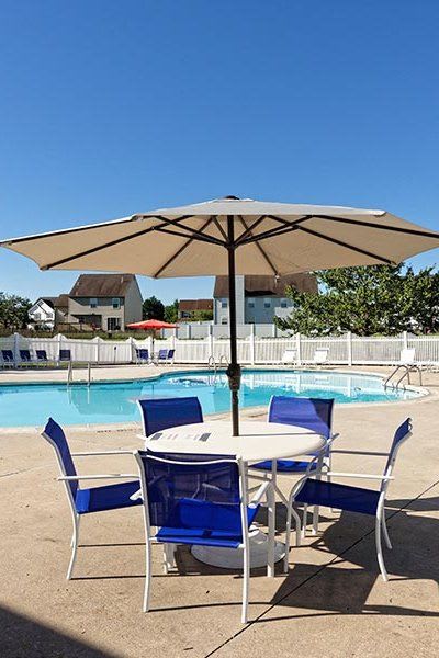 Sparkling swimming pool at Village of Westover in Dover, Delaware
