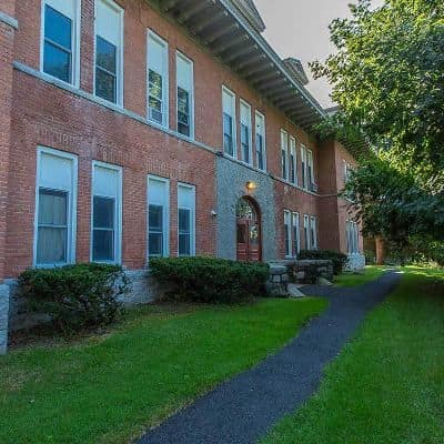 Walking paths at Manlius Academy in Manlius, NY