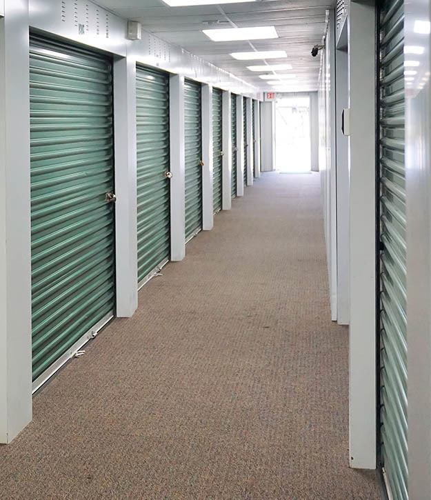 Indoor storage units at 3L Self Storage in Fort Wright, Kentucky