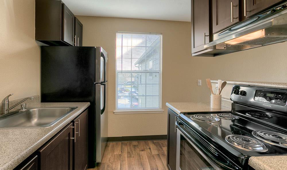 bedroom at Waters Edge Apartments in Kent, WA