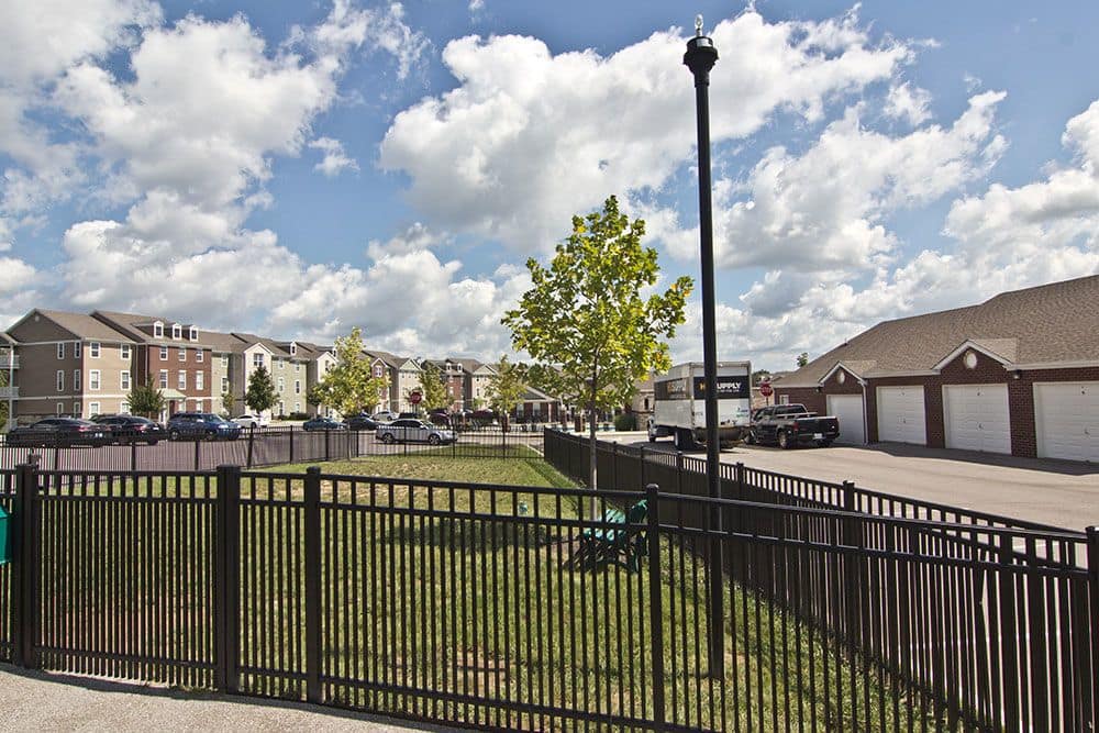 Dog park at apartments in Elsmere, KY