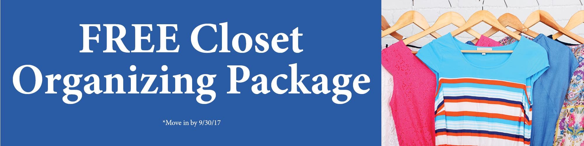 FREE Closet Organizing Package
